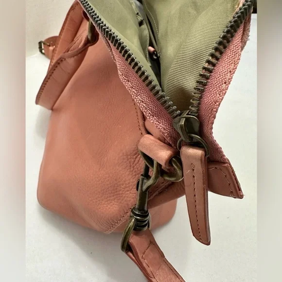 American Leather Co. Carrie Dome Satchel Handbag Purse “Desert Rose” Color - Picture 5 of 12